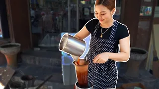 BEAUTIFUL Angel in Bangkok ! The most popular Coffee Lady - Thai street food