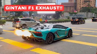 LOUD SVJ SHUTDOWN The CITY┃GINTANI F1 EXHAUST🔥┃V12 Sound - April 2024