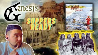 "Suppers Ready" by GENESIS -- Drummer reacts!