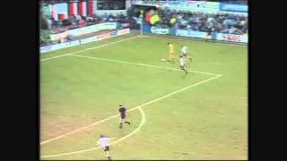 Gary Lineker scores a goal for Spurs against Derby County 20/01/1991