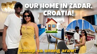 HOUSE TOUR! BAHAY NAMIN SA CROATIA! GANAP SA UNANG ARAW! TEAM BLENDED