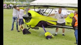 GIANT 86% SCALE RC PITTS PYTHON - 670cc FLAT TWIN - GREGG HAYFIELD AT WINGS & WHEELS - 2017