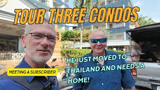Three Pattaya Condos for RENT | Meeting a Subscriber