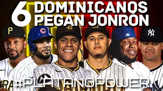 Juan Soto, Manny Machado, Vladimir Guerrero Jr, Jasson Domínguez, Jeimer y Andújar pegaron jonrón