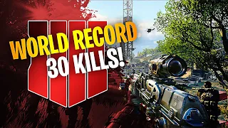 CoD Blackout | WORLD FIRST 30 KILL SOLOS WIN RECORD