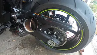 Z1000 Austin Racing slip on exhaust sound clip