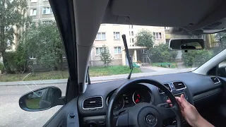 vw golf VI, как поднять дворники!