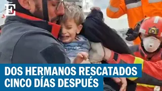 Terremoto en Turquía: La UME rescata con vida a dos niños de 6 y 2 años tras cinco días | EL PAÍS