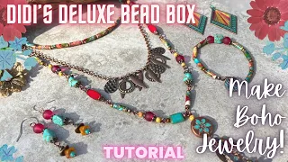 Make Boho Jewelry With Me | Jewelry Tutorial | Didi's Deluxe Bead Box