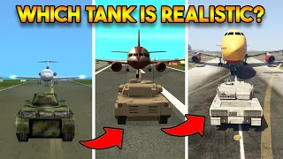 GTA ALL : WHICH TANK IS REALISTIC? (GTA 5, GTA 4, GTA SA, GTA VC, GTA 3)