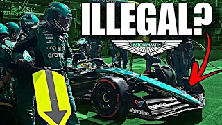 FIA BANNED Aston Martins Front Wing SECRETLY!