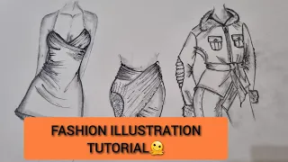 Fashion illustration tutorial for beginner| Improve your Drawing |