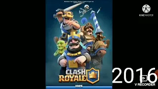 Clash Royale game evolution 2016-2022