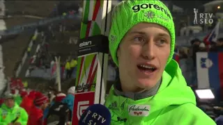 Športna poročila po zmagi Petra Prevca na novoletni skakalni turneji