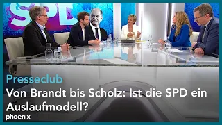 presseclub | Von Brandt bis Scholz: Ist die SPD ein Auslaufmodell? | 07.04.2024