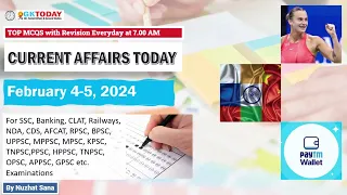 4-5 FEBRUARY 2024 Current Affairs by GK Today | GKTODAY Current Affairs - 2024