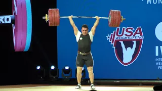 Sohrab Moradi (IRI, 94 kg), 233 kg C&J (WR)