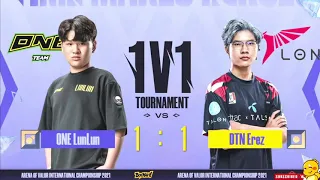 BÁN KẾT GIẢI ĐẤU SOLO 1v1 AIC 2021 _ DTN Erez vs ONE LunLun ván 3 _ AIC 2021 - Ngày 1_12_2021