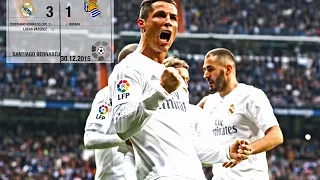 Real Madrid 3-1 Real Sociedad (La Liga 2015/16, matchday 17)