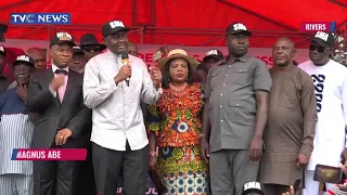 Senator Magnus Abe Leads Rally In Support Of Bola Tinubu