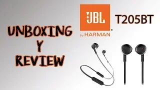 JBL T205BT | Auricular Botón Bluetooth | Review