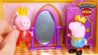 ¡Aprende los Palabras con Peppa Pig Castillo y Dragon!