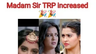 Madam Sir TRP increased 🎉🎉| Haseena Malik| Karisma Singh|Sony Sab|Madam Sir|