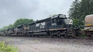 Rainy day but a surprise locomotive