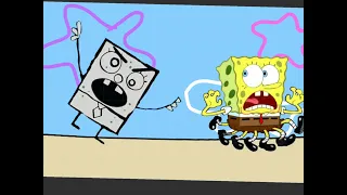 Prey but its doodlebob and plankton V.S Spongebob