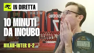 MILAN INTER 0-2: LA REAZIONE IN DIRETTA DEI TIFOSI MILANISTI E INTERISTI