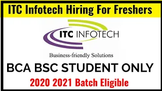 ITC Infotech Hiring For Freshers | CS IT ASPIRANT