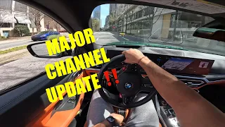 Major Channel Update & POV Atlanta City Driving in my 2024 BMW M4