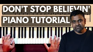 🎹 Rock your Piano Skills: Learn 'Don't Stop Believing' by Journey | Step-by-Step Tutorial 🤘