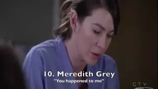 Top 10 Best Speeches on Grey's Anatomy