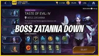 Injustice 2 Mobile | Boss Zatanna Down | Rewards Taste Of Evil | Heroic 1 Tier 4