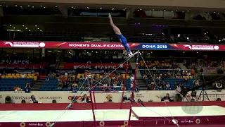 Mc CUSKER Riley (USA) - 2018 Artistic Worlds, Doha (QAT) - Qualifications Uneven Bars