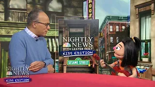 New 'Sesame Street' Character Shares An Inspiring Message | Nightly News: Kids Edition