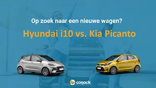 Hyundai i10 vs. Kia Picanto | 2 minuten vergelijking | carjack | 2020