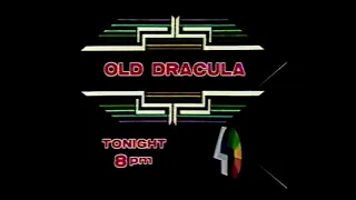 KTXL TV-40 Sacramento-Stockton Promo for "Old Dracula" w/ David Niven & tune in tonight at 8:00 pm.