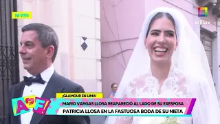 Amor y Fuego -MAR 06- MARIO VARGAS LLOSA REAPARECIÓ AL LADO DE PATRICIA EN BODA DE SU NIETA | Willax