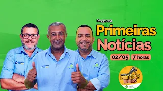 Primeiras Notícias 02/05/2024 | Diamantina FM | Ao Vivo! 🎙️ #DiamantinaFM95 #Itaberaba