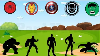 WOW KEREN NIH! TEBAK GAMBAR SUPERHERO SPIDERMAN, CAPTAIN AMERICA, IRON MAN, HULK, BLACK PANTHER