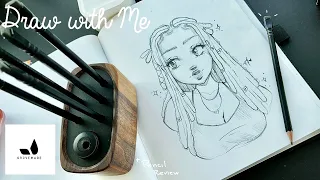 Drawing with Grovemade x Blackwing Pencil Set + GIVEAWAY | Unbox & Review ✍🏽💕