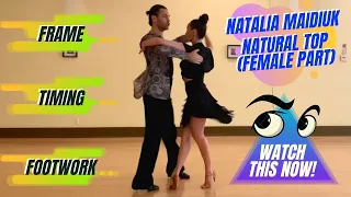 Cha Cha - Natural Top | Manuel Favilla & Natalia Maidiuk | Latin Dance Lesson