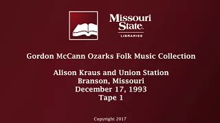 McCann: Alison Kraus and Union Station, December 17, 1993