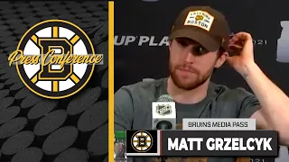 Matt Grzelcyk Postgame Interview l Bruins vs. Capitals Game 4