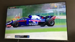 Formula 1 || Mega Crash Brendon Hartley || GP Barcelona 2018 ||
