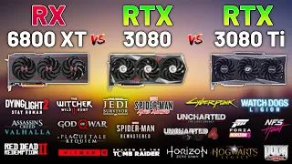 RX 6800 XT vs RTX 3080 vs RTX 3080 Ti in 2023 (Test in 20 Games) "How Big is The Difference?"