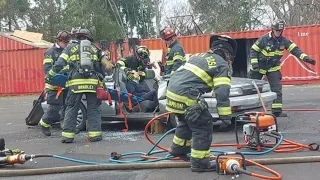 Amazing Car accident rescue!!! ( simulacrum )  - BBHS Mock Crash 2023 - MrBeast