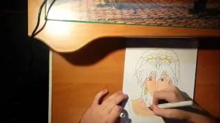 Speed drawing Sinbad from Magi